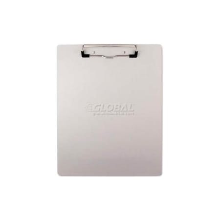 Universal Universal One Brushed Aluminum Plastic Clipboard, 1/2" Capacity, Holds 8-1/2w x 11h, Silver UNV40303***